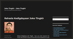 Desktop Screenshot of joko-tingkir.com