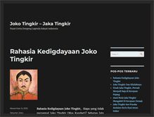 Tablet Screenshot of joko-tingkir.com